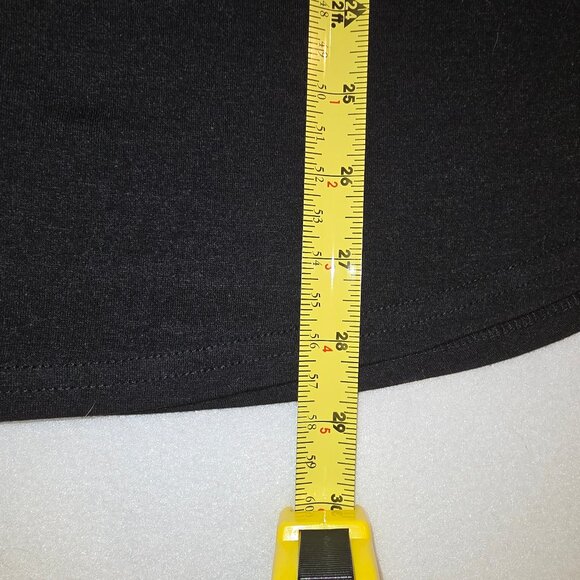 Saloogoe Black Pleated Square Neck Sleeveless Tank Top Size 2XL - Picture 5 of 5